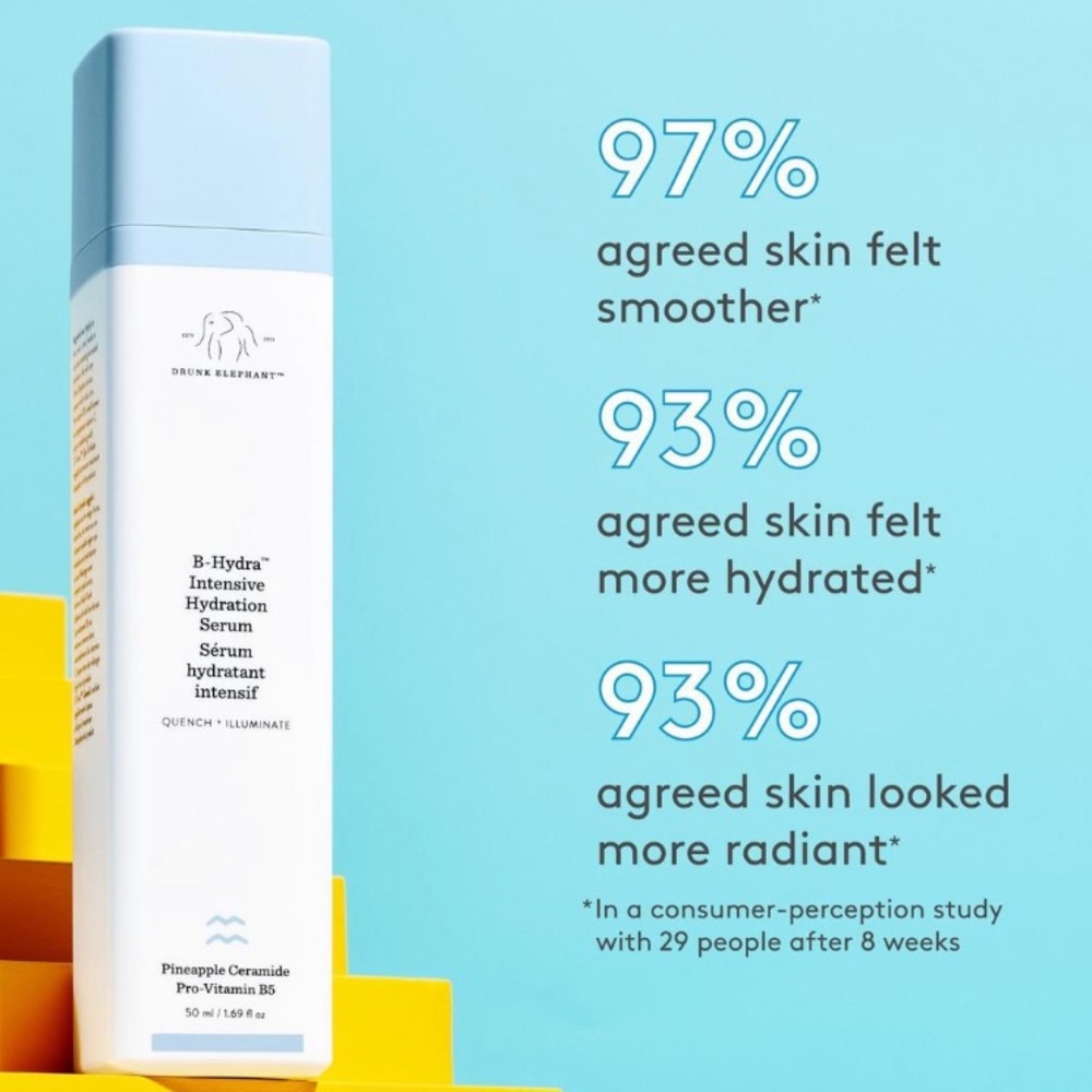 $10❤️‍🔥 LAST 1! Drunk Elephant B-Hydra Intensive Hydration Serum 🐘💧 NEW - Picture 3 of 10